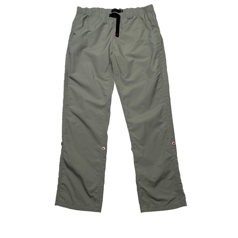 Gramicci Belted Pants Women's Medium Nylon Roll Up Hike Climb Granola
